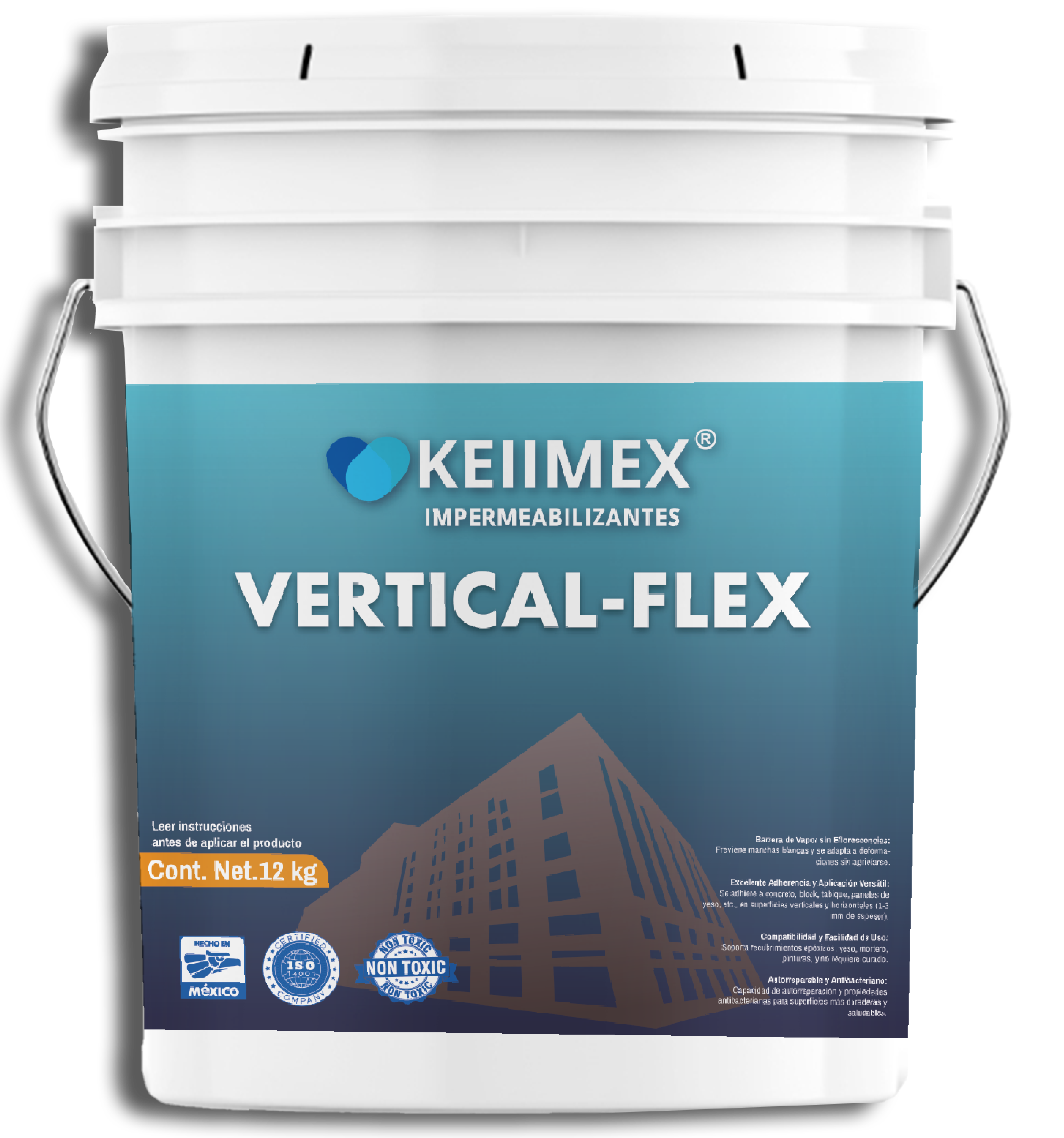 Impermeabilizante de alta calidad aplicado en techo, evita filtraciones y humedad