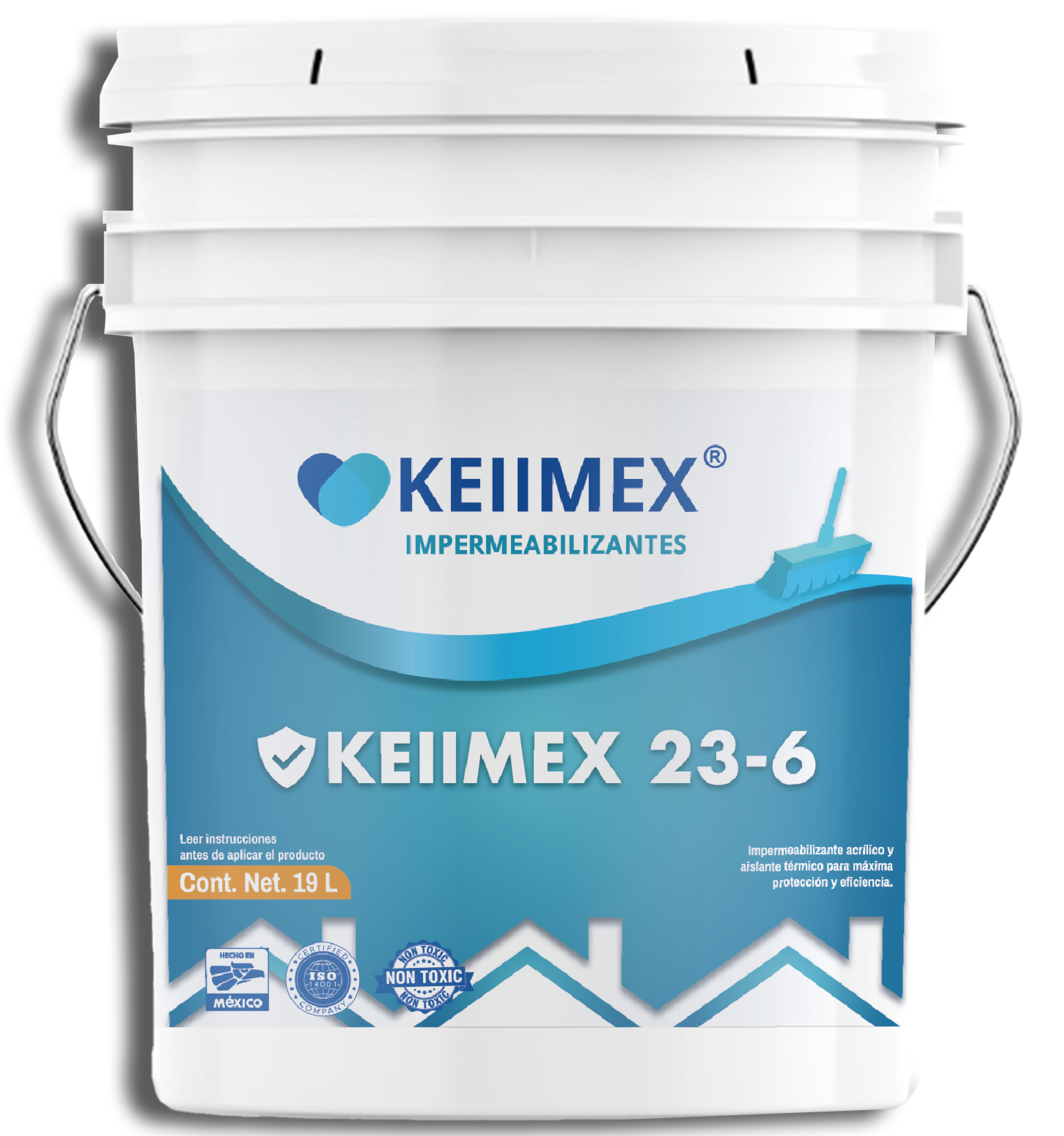 Impermeabilizante de alta calidad aplicado en techo, evita filtraciones y humedad